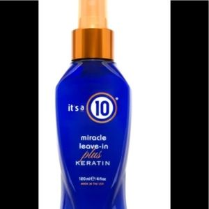 It’s a 10 leave-in plus keratin conditioner
